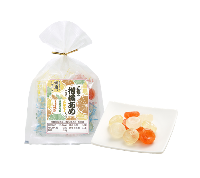三種の柑橘あめ – 株式会社森田製茶